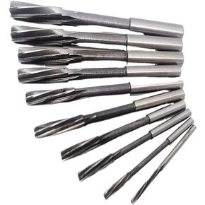 HSS H7 Straight Shank Spiral Groove Machine Reamer 3-20mm, Used Fit for Precise Cutting of Machine Tool Chuck Hole Expansion(11mm H7)