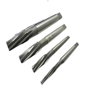 1: 10 Spiral Groove Taper Machine Reamer HSS Taper Shank Reamer 8-46mm, Used Fit for Cutting and Grinding Holes in Machine Tools(Model 22)