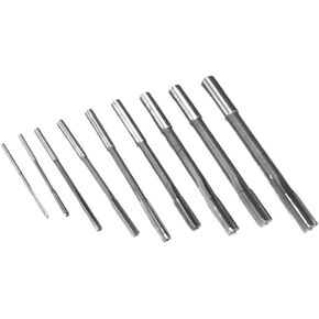 W6542 HSS Machine Tool Reamer H7, 1mm- 12mm Straight Shank Chuck Machine Tool Reamer Straight Slot Reamer milling Cutter(4pcs 6-12mm Set H7)