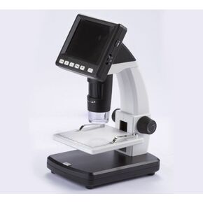 Vividia Stand-Alone 3.5-inch LCD Digital Microscope with 500x Magnification and 5MP Resolution