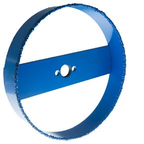 Recessed Light Carbide Grit Hole Saw 4-3/8" Dia for 4 inch Lights: Fast Cutting in Drywall, Lath & Plaster, Hardi Board