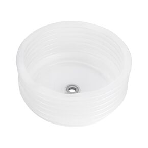 Hole Saw Dust Bowl,130mm Hole Saw Dust Collector Drill Dusts Cover Collector Scalable Rubber, for Installing Recessed Lights and Works with 0.63-4.92inch Holes Openers