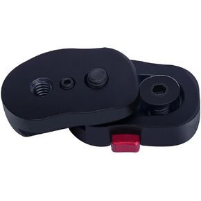 ANDYCINE Quick Release Plate fit for Camera Video Monitor,Magic arm,Led Flash Light with 1/4 inch Screw Threaded Holes