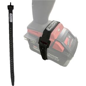 Protoco Cordless Power Tool Buckle Battery Strap for Securing Batteries in Place with a 12.5 inch Adjustable, Durable, and Easy To Use Buckle Strap Accessory
