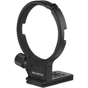 Camera Lens Tripod Mount Collar Designed for S:28-105mm F2.8 DG DN Art Lens, 1/4" and 3/8" Mount, Quick Release Base Plate Fit for Arca S