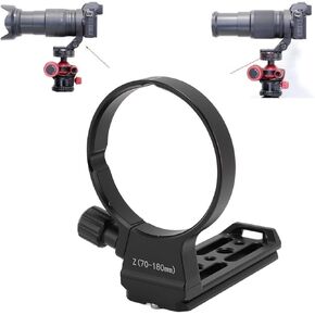 Camera Lens Collar Tripod Mount Ring Fit for Z 24 to 200mm F/4-6.3 VR, Support Bracket Holder Built in 80mm Quick Release Plate, Tripod Mount Ring Collar Stand Base