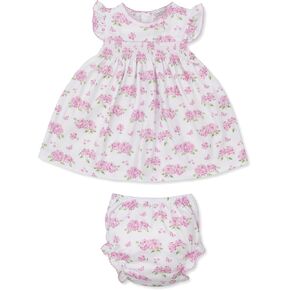 Kissy Kissy Baby Girls Infant Heavenly Hydrangeas Pink Print Dress