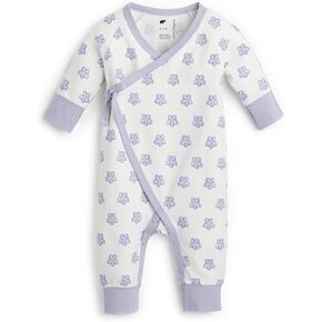 MONICA + ANDY Baby Organic Kimono Tie One-Piece