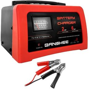 Banshee 6V 12V Volt 2AMP & 6AMP Dual Battery Charger