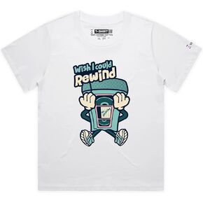 VHS Tape Funny T-Shirt with Premium Quality Graphic Design VCR Nostalgic Memory Lane Tee with Play on Words