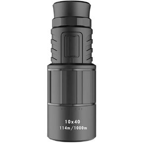 Portable Binoculars High Power 10x40 Monocular Telescope, Monocular Compact with and Tripod 18mm Large View Eyepiece BAK4 Prism Lens Monoculars for Adults Outdoor Bird Watching,for