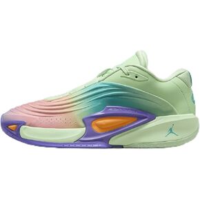 Luka 3 "Blurred Vision Basketball Shoes (HQ4255-300, Vapor Green/Cone/Psychic Purple/Hyper Jade) Size 10.5