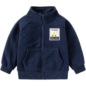 Meufam Boys و Stoddlers 'Fleece Sweatershirts غير رسمية ألوان صلبة مبطنة
