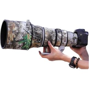 CHASING BIRDS Camouflage Waterproof Lens Coat for Canon EF 400mm F2.8 L is II USM Rainproof Lens Protective Cover (Reed Camouflage, with Extender EF 1.4X III)
