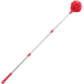 Lurrose Cobweb Duster with Handle Lightweight Ceiling Cleaner Brush for High Ceilings Sturdy Bristles for Cobweb Removal for Home and Commercial Use