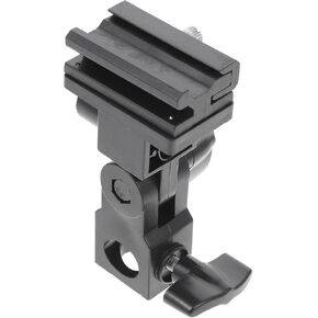 Vaguelly Adjustable Flash Light Bracket with Umbrella Clamp for Photography Compatible with DSLR Cameras Stable Design for Enhanced Safety Versatile Light Stand Adapter Present for