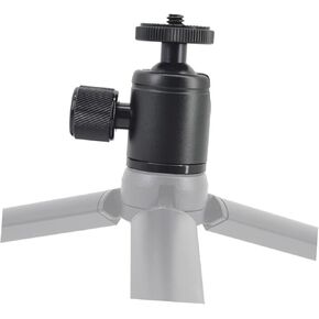 Photography Tripod Mount Screw Flash Bracket Holder for Camera Accessories Compact Design for Tripods Led Lights and Monitors Black
