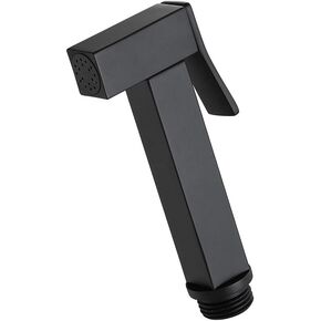 Handheld ToiletSprayer Square Portable Brass Shower Sprayer Head Suit for Bathroom Cloth Diaper Pet Cleaning,A(A)