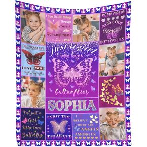 Personalized Baby Blankets with Name Christian Gift for Baby Plush Baptism Blanket Scripture Quote Swaddle Bible Verse Blanket for Girls Newborn Birthday Christmas Christening Godchild Gift