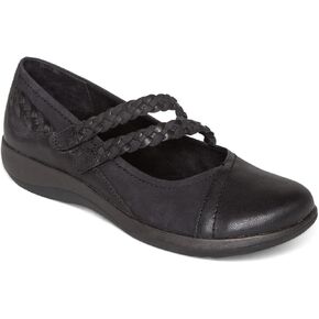Aetrex Annie Orthopedic Slip-On Mary Jane Shoes Women - Cozy and Comfy Leather Mary Janes for Women Arch Support Insoles Perfect Addition to Any Outfit