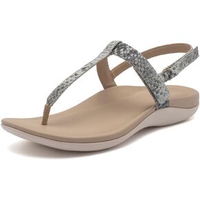 Abeo Oasis T-Strap Sandals للنساء | الدعم القوس الصنادل | Built-In Orthotic Insole | تخفيف آلام التهاب اللفافة الأخمصية