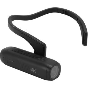 Head Mounted Video Camera, 4K 60FPS Head Mounted Camcorder 42MP 120° Wide Angle EIS 6.0 Anti Shake APP Control Wearable Vlog Camera for Sports Travel