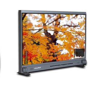 LILLIPUT 31.5" BM310-4KS-VBP Broadcast Monitor 4K/Full HD for Taking Photos & Making Movies with Multiple Signal inputs 3G SDI, HDMI, DVI and VGA –Quad View Split, 3D LUT, HDR with V Mount Plate