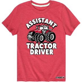Case IH - Assistant Tractor Driver - Toddler Short Sleeve Graphic T-Shirt