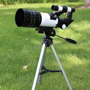 Astro Reflector Telescope Zoom Monocular Telescope Fully Versatile Coated Optical Glass Lens + Phone Clip+Tripod up to 150 Times