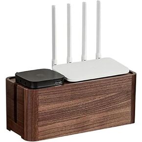 WiFi Router Box，Router Shelf， Router Storage Box Router Bracket Set-top 2 Tiers Set-top Box Supports Shelf Bracket for TV Accessories Router TV Box Set Top Box Stands,