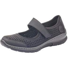 Rieker L32B5 Nikita Slip-On Women's Shoes - Lightweight Mary Janes with Adjustable Strap and Premium Cushioning Footbed - Comfort and Support for All-Day Wear