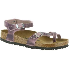 Birkenstock Womens Taormina Lavender Lavender Leather 38 R Eu Women 7-7.5 US