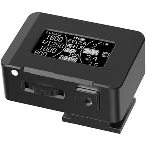 TsoLay Camera Light Meter, Film Camera Exposure Meter with OLED Screen, 30° Average Metering, Cold Shoe Mount, Adjust ISO, Aperture and Shutter Speed Photography, for Vintage Cameras