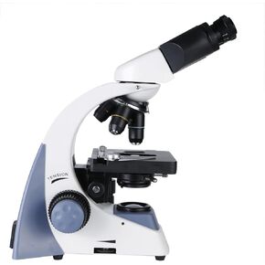 1600X Binocular Microscope, HD High Magnification Optical Microscope for School Laboratory Science Education with LED Lighting