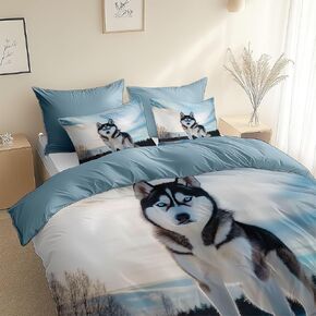 Light Yellow Reversible Duvet Cover Toddler, Animal Cat Comforter Cover, 2 Pieces Super Soft Bedding Set 40 X 60 Inches, with Zipper Closure & 1 Pillow Shams 20 X 30 Inches