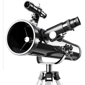Telescope for Adults s Astronomy Beginners, 114mm Aperture Astronomical - with Phone Adapter Good (Black C)