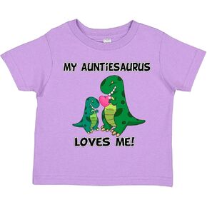 inktastic My Auntiesaurus Loves Me Toddler T-Shirt