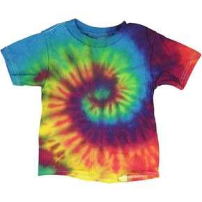 Short Sleeve Tie-Dye T-Shirt - Reactive Rainbow -Toddler - Assorted Sizes (2T)