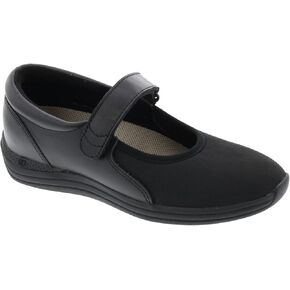 Drew Women's Magnolia Comfortable Slip-Resistant Mary Jane Adjustable Strap Flat with Arch Support