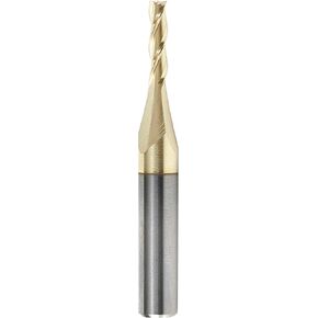 Amana Tool CNC CNC Carbide Up-sporal Bit for Composite ، Fiberglass ، الفينول ، المغلفة ZRN ، 46090 ، 1/8 ديا × 1/2 × 1/4 شانك × 2 بوصة طول