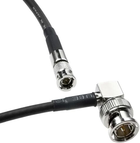 كابلات Alvin's Micro BNC إلى BNC Cable 12G-SDI عالية السرعة 4K UHD Coaxial Cable ، 75 أوم فائقة النعومة لمساعدة الفيديو الأسود 5 "شاشة ، الزاوية اليمنى 50 سم | 19.7 بوصة in Saudi Arabia