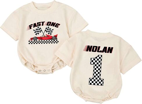 Personalized Birthday Space One Boy Bubble Romper, Custom First Trip Around The Sun First Birthday in Kuwait