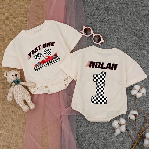 Personalized Birthday Space One Boy Bubble Romper, Custom First Trip Around The Sun First Birthday in Kuwait