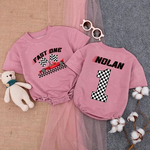 Personalized Birthday Space One Boy Bubble Romper, Custom First Trip Around The Sun First Birthday in Kuwait