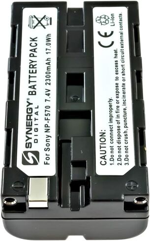 Synergy Digital Camcorder Battery, Compatible with Energizer CM-9072, ER-C520 Camcorder Battery (Li-Ion, 7.4V, 2000 mAh) in Saudi Arabia