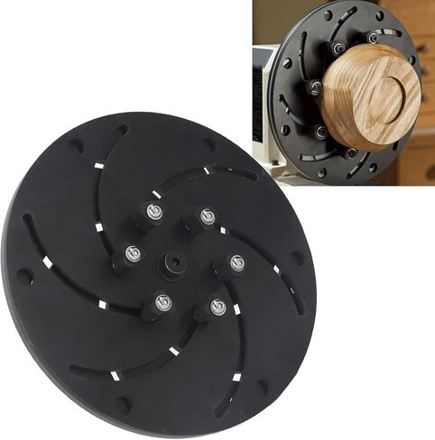 M33 Woodworking Longworth Chuck Aluminum Alloy Self Centering Centrifugal Tool For Wood Lathes Grinders Milling Machines Suitable For Multiple Industrial Lathes With (Respicefinemipua-12) in Saudi Arabia