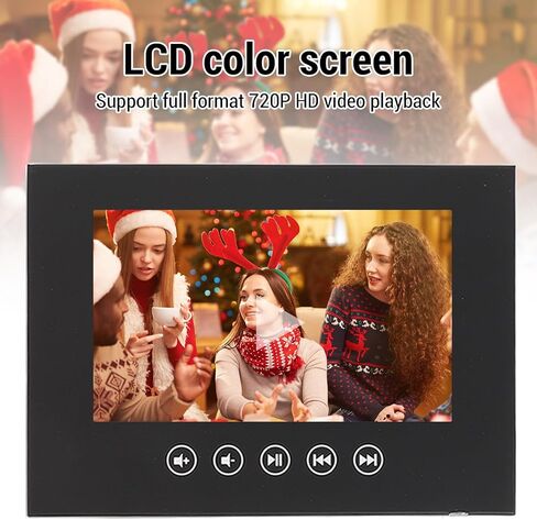 Video Greeting Card, Blank Video Book, Customize Your Own Video Album, Plays Video and Photos, Built in Speaker, for Birthday, Anniversary, Gifts (10inch) in Saudi Arabia