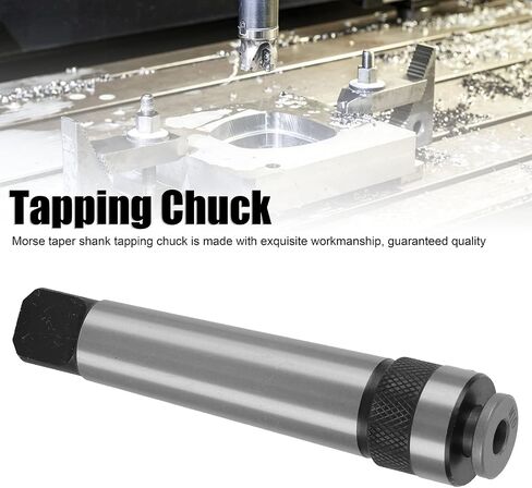 Morse Taper Shank Tapping Chuck (MT3 to M10), 40Cr Alloy Steel Machine Tool for Lathe and CNC Threading, Industrial Grade Tap Chuck with Fast Release Clamp (M10) in Saudi Arabia