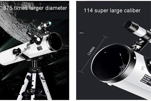 Astronomical Telescope Stargazing Getting Started 114mm Large Aperture Telescopes for Astronomy Beginners Suitable (Package 1) in Saudi Arabia
