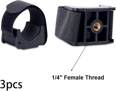 قوس تصاعد مصباح يدوي ، حامل تصاعد الشعلة المحمولة من المطاط الأسود الاحترافي ، حامل المصباح ، 2 قطعة in Kuwait